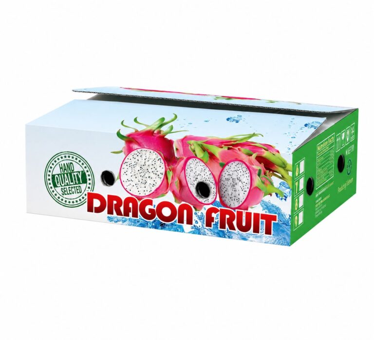 Thùng carton đựng thanh long xuất khẩu